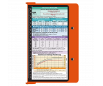 WhiteCoat Clipboard® - Orange Pediatric Infant Edition